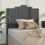 Bettkopfteil aus massivem grauem Kiefernholz, 106 x 4 x 110 cm von vidaXL, Kopf- und Fußteile - Ref: Foro24-818457, Preis: 53...