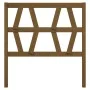Bettkopfteil aus massivem Kiefernholz in Honigbraun, 106 x 4 x 100 cm von vidaXL, Kopf- und Fußteile - Ref: Foro24-818608, Pr...