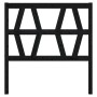Solid black pine wood bed headboard 96x4x100 cm by vidaXL, Headboards and footboards - Ref: Foro24-818604, Price: 23,23 €, Di...