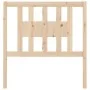 Solid pine wood headboard 106x4x100 cm by vidaXL, Headboards and footboards - Ref: Foro24-818655, Price: 31,42 €, Discount: %