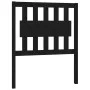 Cabecero de cama madera maciza de pino negro 80,5x4x100 cm de vidaXL, Cabeceros y pies de cama - Ref: Foro24-818549, Precio: ...