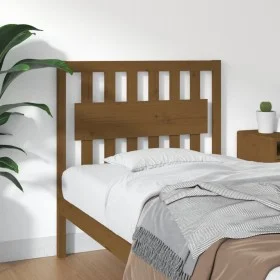 Solid pine wood bed headboard honey brown 95.5x4x100 cm by vidaXL, Headboards and footboards - Ref: Foro24-818553, Price: 34,...