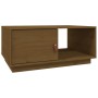 Massiver Couchtisch aus honigbraunem Kiefernholz, 80 x 50 x 35,5 cm von vidaXL, Couchtisch - Ref: Foro24-818263, Preis: 60,71...