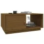 Solid honey brown pine wood coffee table 80x50x35.5 cm by vidaXL, Coffee table - Ref: Foro24-818263, Price: 60,20 €, Discount: %