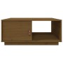 Massiver Couchtisch aus honigbraunem Kiefernholz, 80 x 50 x 35,5 cm von vidaXL, Couchtisch - Ref: Foro24-818263, Preis: 60,71...