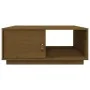 Solid honey brown pine wood coffee table 80x50x35.5 cm by vidaXL, Coffee table - Ref: Foro24-818263, Price: 60,20 €, Discount: %