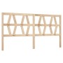 Bettkopfteil aus massivem Kiefernholz, 206 x 4 x 100 cm von vidaXL, Kopf- und Fußteile - Ref: Foro24-818640, Preis: 41,96 €, ...