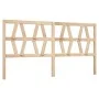 Cabecero de cama madera maciza de pino 206x4x100 cm de vidaXL, Cabeceros y pies de cama - Ref: Foro24-818640, Precio: 41,52 €...