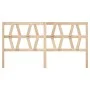 Cabecero de cama madera maciza de pino 206x4x100 cm de vidaXL, Cabeceros y pies de cama - Ref: Foro24-818640, Precio: 41,52 €...