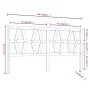 Cabecero de cama madera maciza de pino 206x4x100 cm de vidaXL, Cabeceros y pies de cama - Ref: Foro24-818640, Precio: 41,52 €...