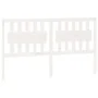 Solid white pine wood bed headboard 165.5x4x100 cm by vidaXL, Headboards and footboards - Ref: Foro24-818581, Price: 56,41 €,...