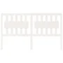 Solid white pine wood bed headboard 165.5x4x100 cm by vidaXL, Headboards and footboards - Ref: Foro24-818581, Price: 56,41 €,...