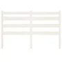 Cabecero de cama madera maciza de pino blanco 146x4x100 cm de vidaXL, Cabeceros y pies de cama - Ref: Foro24-818421, Precio: ...