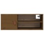 Honey brown solid pine wood wall cabinet 80x30x30 cm by vidaXL, Shelves and shelves - Ref: Foro24-818391, Price: 64,66 €, Dis...