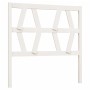 Bettkopfteil aus massivem weißem Kiefernholz, 96 x 4 x 100 cm von vidaXL, Kopf- und Fußteile - Ref: Foro24-818601, Preis: 24,...