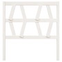 Bettkopfteil aus massivem weißem Kiefernholz, 96 x 4 x 100 cm von vidaXL, Kopf- und Fußteile - Ref: Foro24-818601, Preis: 24,...