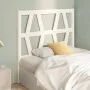 Solid white pine wood bed headboard 96x4x100 cm by vidaXL, Headboards and footboards - Ref: Foro24-818601, Price: 24,37 €, Di...