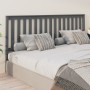 Bettkopfteil aus massivem grauem Kiefernholz, 206 x 6 x 101 cm von vidaXL, Kopf- und Fußteile - Ref: Foro24-818542, Preis: 41...
