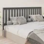 Bettkopfteil aus massivem grauem Kiefernholz, 206 x 6 x 101 cm von vidaXL, Kopf- und Fußteile - Ref: Foro24-818542, Preis: 41...