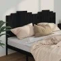 Bettkopfteil aus massivem schwarzem Kiefernholz, 206 x 4 x 110 cm von vidaXL, Kopf- und Fußteile - Ref: Foro24-818494, Preis:...