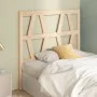 Bettkopfteil aus massivem Kiefernholz, 106 x 4 x 100 cm von vidaXL, Kopf- und Fußteile - Ref: Foro24-818605, Preis: 31,67 €, ...
