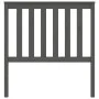Solid gray pine wood bed headboard 96x6x101 cm by vidaXL, Headboards and footboards - Ref: Foro24-818502, Price: 34,79 €, Dis...
