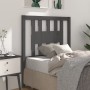 Kopfteil aus massivem grauem Kiefernholz, 96 x 4 x 100 cm von vidaXL, Kopf- und Fußteile - Ref: Foro24-818652, Preis: 23,23 €...