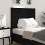 Cabecero madera maciza de pino negro 96x4x100 cm de vidaXL, Cabeceros y pies de cama - Ref: Foro24-818704, Precio: 37,33 €, D...