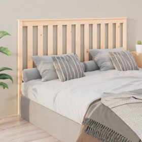 Cabecero de cama madera maciza de pino 166x6x101 cm