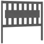 Solid gray pine wood bed headboard 105.5x4x100 cm by vidaXL, Headboards and footboards - Ref: Foro24-818557, Price: 53,54 €, ...