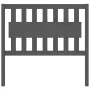 Solid gray pine wood bed headboard 105.5x4x100 cm by vidaXL, Headboards and footboards - Ref: Foro24-818557, Price: 53,54 €, ...