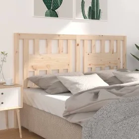 Kopfteil aus massivem Kiefernholz, 126 x 4 x 100 cm von vidaXL, Kopf- und Fußteile - Ref: Foro24-818660, Preis: 31,76 €, Raba...