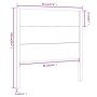 Kopfteil aus massivem Kiefernholz, 96 x 4 x 100 cm von vidaXL, Kopf- und Fußteile - Ref: Foro24-818700, Preis: 39,89 €, Rabat...
