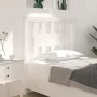 Kopfteil aus massivem weißem Kiefernholz, 96 x 4 x 100 cm von vidaXL, Kopf- und Fußteile - Ref: Foro24-818651, Preis: 34,80 €...