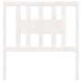 Kopfteil aus massivem weißem Kiefernholz, 96 x 4 x 100 cm von vidaXL, Kopf- und Fußteile - Ref: Foro24-818651, Preis: 35,26 €...