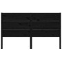 Cabecero madera maciza de pino negro 206x4x100 cm de vidaXL, Cabeceros y pies de cama - Ref: Foro24-818744, Precio: 57,31 €, ...