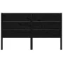 Solid black pine wood headboard 206x4x100 cm by vidaXL, Headboards and footboards - Ref: Foro24-818744, Price: 56,77 €, Disco...