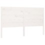 Kopfteil aus massivem weißem Kiefernholz, 206 x 4 x 100 cm von vidaXL, Kopf- und Fußteile - Ref: Foro24-818741, Preis: 109,38...