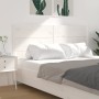 Kopfteil aus massivem weißem Kiefernholz, 206 x 4 x 100 cm von vidaXL, Kopf- und Fußteile - Ref: Foro24-818741, Preis: 109,38...