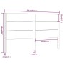Cabecero madera maciza de pino blanco 206x4x100 cm de vidaXL, Cabeceros y pies de cama - Ref: Foro24-818741, Precio: 109,30 €...