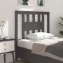 Kopfteil aus massivem grauem Kiefernholz, 106 x 4 x 100 cm von vidaXL, Kopf- und Fußteile - Ref: Foro24-818657, Preis: 24,60 ...