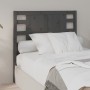 Kopfteil aus massivem grauem Kiefernholz, 81 x 4 x 100 cm von vidaXL, Kopf- und Fußteile - Ref: Foro24-818747, Preis: 44,78 €...