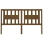 Honey brown solid pine wood headboard 206x4x100 cm by vidaXL, Headboards and footboards - Ref: Foro24-818693, Price: 36,91 €,...