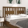 Cabecero madera maciza de pino marrón miel 206x4x100 cm de vidaXL, Cabeceros y pies de cama - Ref: Foro24-818693, Precio: 36,...