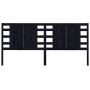 Cabecero madera maciza de pino negro 206x4x100 cm de vidaXL, Cabeceros y pies de cama - Ref: Foro24-818794, Precio: 55,18 €, ...