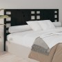 Kopfteil aus massivem schwarzem Kiefernholz, 206 x 4 x 100 cm von vidaXL, Kopf- und Fußteile - Ref: Foro24-818794, Preis: 55,...