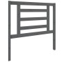 Bettkopfteil aus massivem grauem Kiefernholz, 96 x 4 x 100 cm von vidaXL, Kopf- und Fußteile - Ref: Foro24-818802, Preis: 24,...