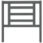 Cabecero de cama madera maciza de pino gris 96x4x100 cm de vidaXL, Cabeceros y pies de cama - Ref: Foro24-818802, Precio: 23,...