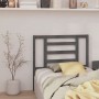 Bettkopfteil aus massivem grauem Kiefernholz, 96 x 4 x 100 cm von vidaXL, Kopf- und Fußteile - Ref: Foro24-818802, Preis: 24,...
