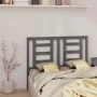 Bettkopfteil aus massivem grauem Kiefernholz, 146 x 4 x 100 cm von vidaXL, Kopf- und Fußteile - Ref: Foro24-818822, Preis: 31...
